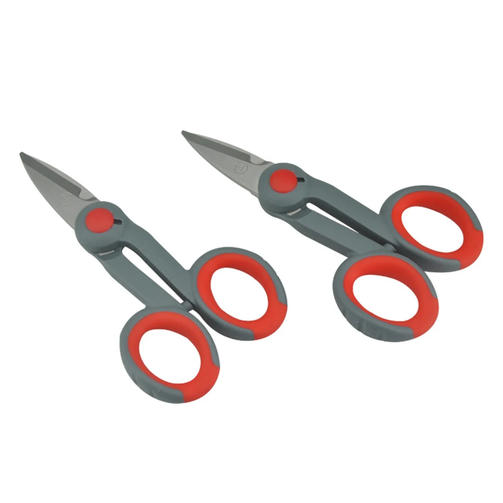 Tijeras de pesca de PE, cortador de señuelos de línea trenzada, Mini tijeras de uso para peces, herramientas de pesca de carpa portátiles multifunción - imagen 5