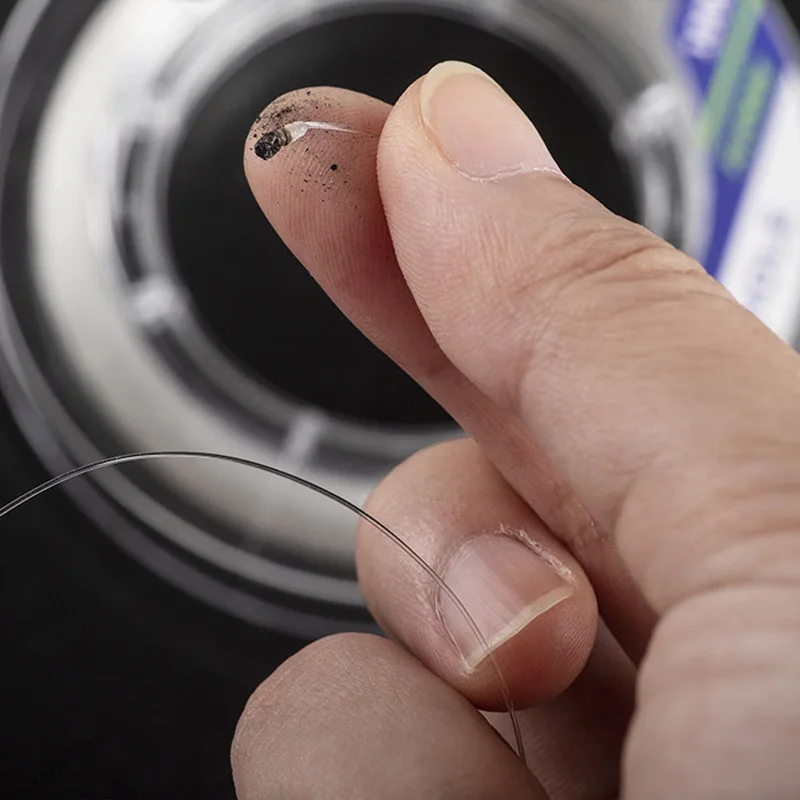 Línea de pesca de carbono de 100M, señuelo, línea principal transparente, línea de guía frontal, resistente al desgaste - imagen 3