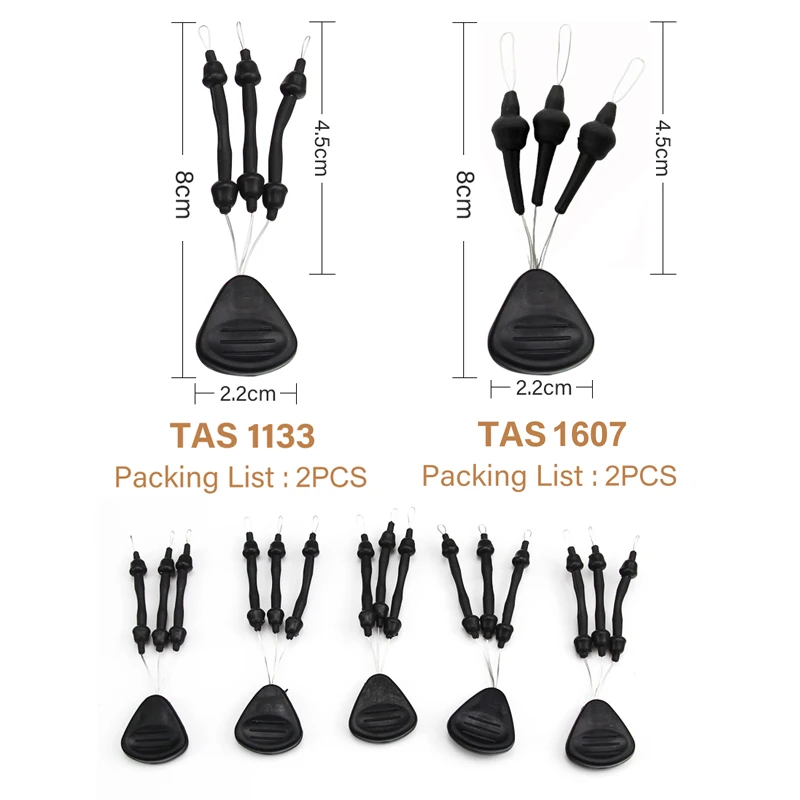 Mosodo-plomos de tungsteno para pesca de carpa, accesorios de tungsteno, 2 uds. - imagen 3