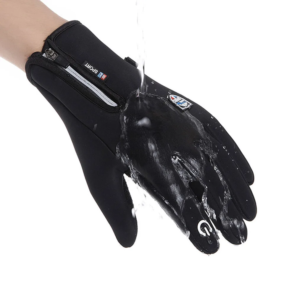 Nuevos guantes cálidos de invierno para pesca en hielo, revestimiento impermeable, a prueba de viento, transpirables, dedos completos, antideslizantes, ropa de pesca para carpa al aire libre - imagen 4