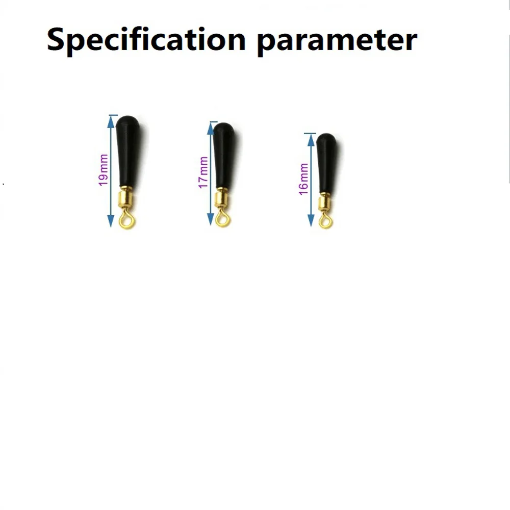 Cabezal de cobre giratorio tipo O, asiento flotante de goma, rotación, flotadores de pesca de deriva, accesorio bobber de cobre + herramientas de goma, 20 unids/lote - imagen 5