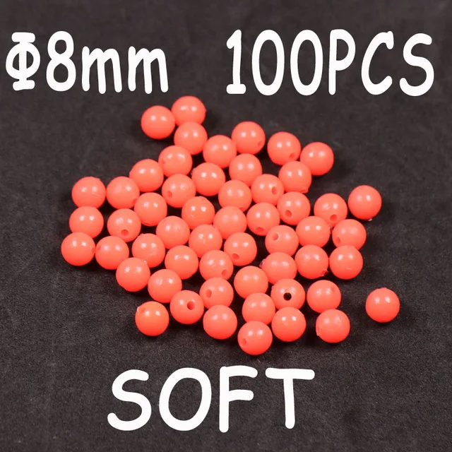 100pcs   8mm RED
