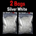 2 bags silver white