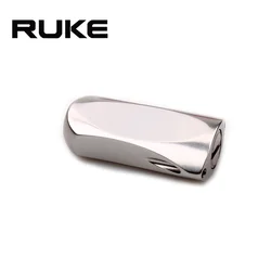 Ruke, 1 pieza, perilla de aleación de carrete de pesca para carrete de pesca de fundición de cebo, Material metálico, incluye 2 uds. De rodamientos y 4 Uds. De arandela, accesorio DIY