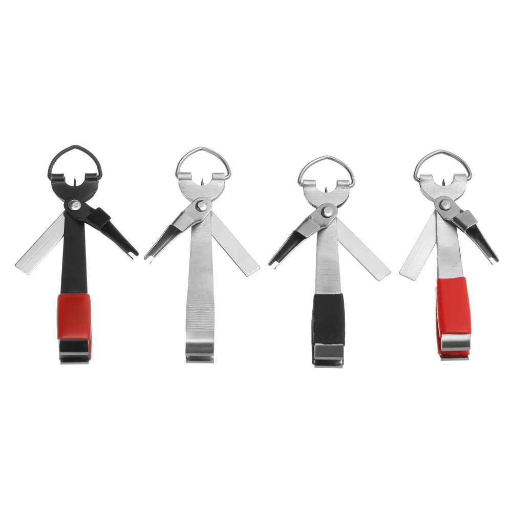 Herramienta de pesca con nudo rápido, cortador de línea de anudado rápido, pinza, afilador de anzuelos, herramienta de atado de moscas, equipo de aparejos de pesca - imagen 2