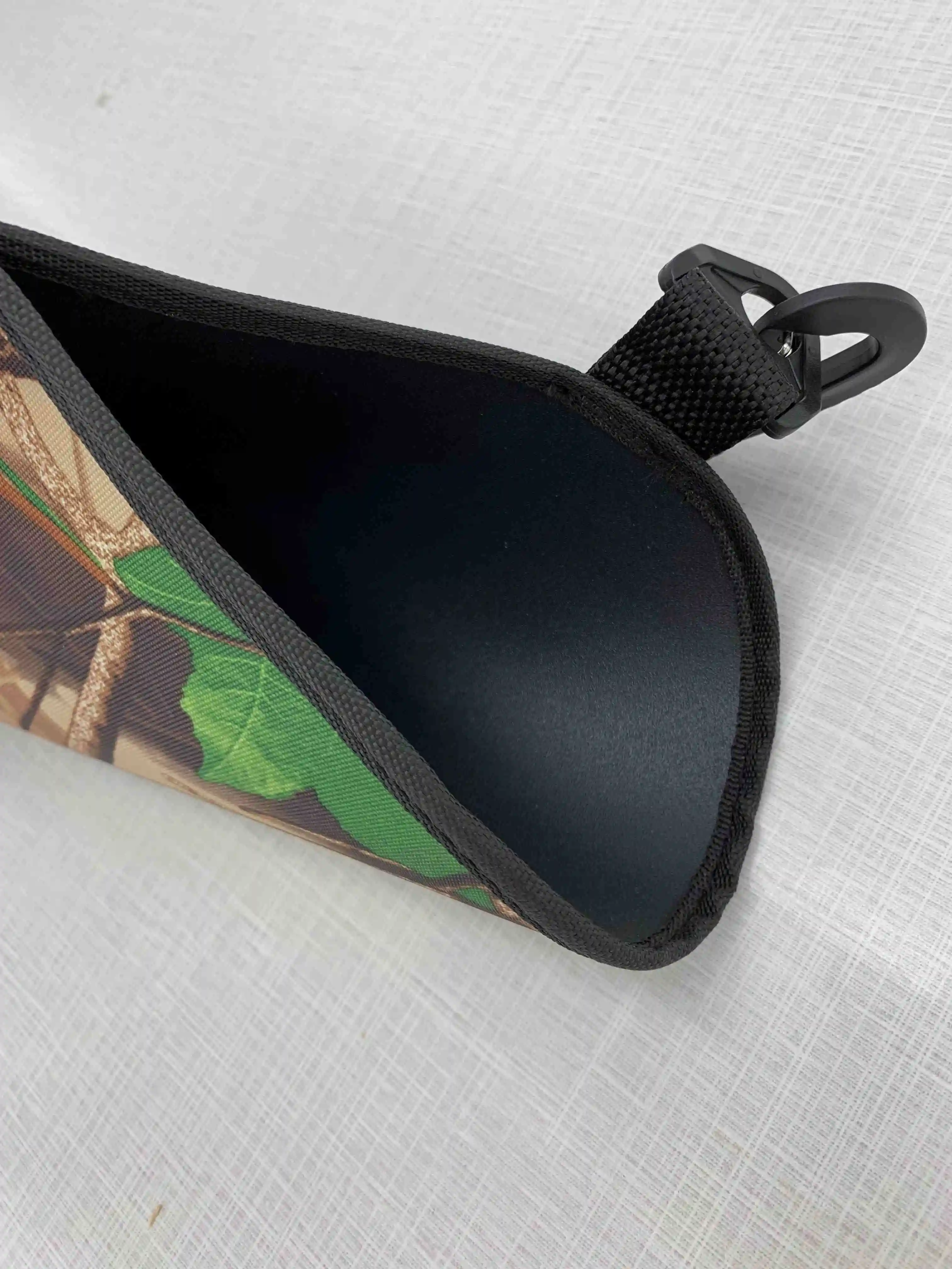 Soporte de flecha de arco con bolsa compuesta de ballesta, herramienta de tiro con arco, Arrowhead de fibra de vidrio para práctica recurva de caza - imagen 2