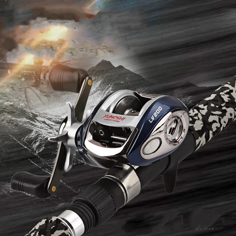 Caña giratoria con juego de ruedas, carrete de Baitcast, potencia XXH, superdura, Pesca, Canne, Peceh, Pesca de peces negros, 2,1 m, 2,28 m, 2,4 m - imagen 4