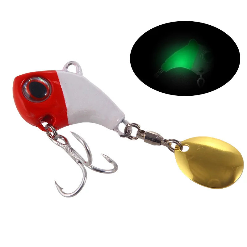 Señuelos de pesca 2023 VIB con cuchara, cebo Artificial duro para perca, 9/13/16/22g, 2,5/3/3,2/3,5 cm, Pin de aparejos de pesca que se hunden con vibración - imagen 2