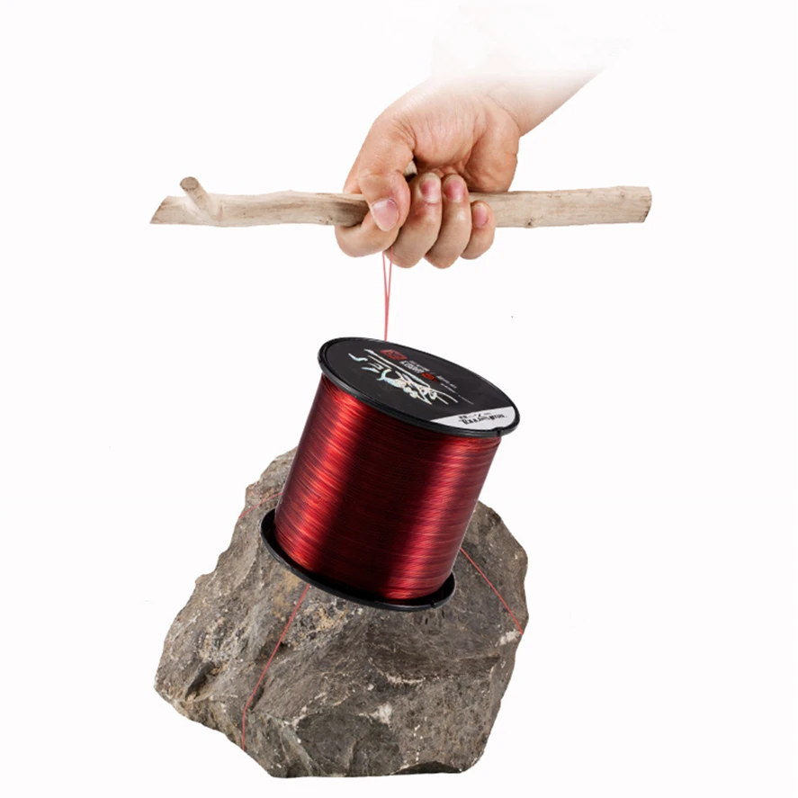 Sedal de pesca de 500M, hilo de monofilamento de nailon, decoloración para agua salada/dulce, gran oferta de Japón - imagen 2