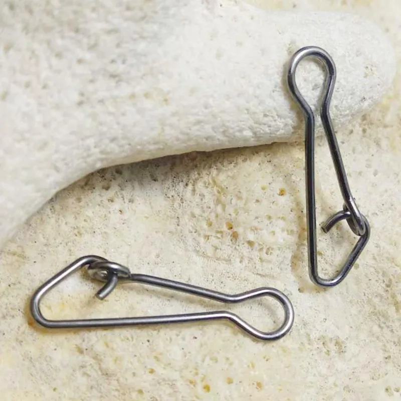 1000/2000/3000 Uds. Accesorios giratorios de acero inoxidable conector a presión de Pin fuerte herramientas de equipo de Pesca de carpa Pesca Peche - imagen 2