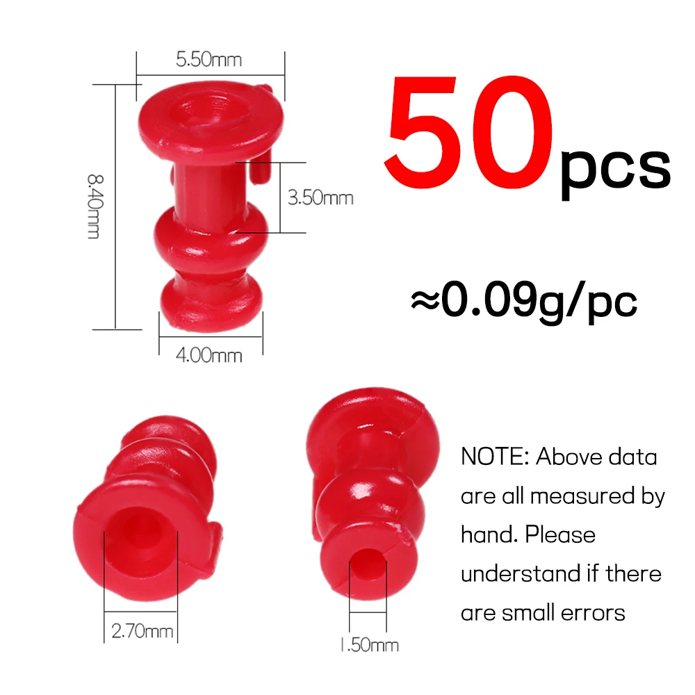 50pcs red Parts