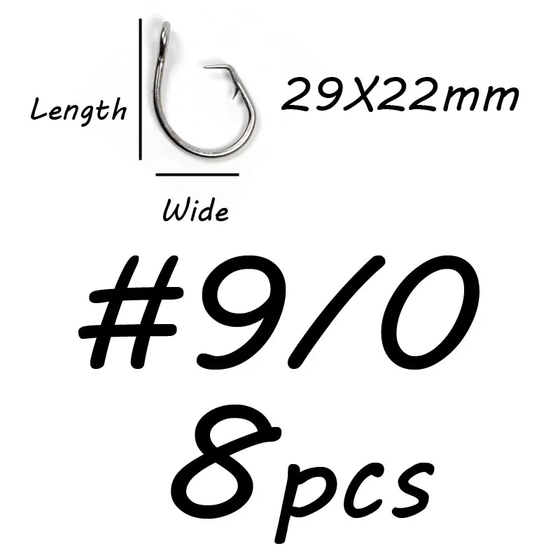 Size 9l0  8pcs