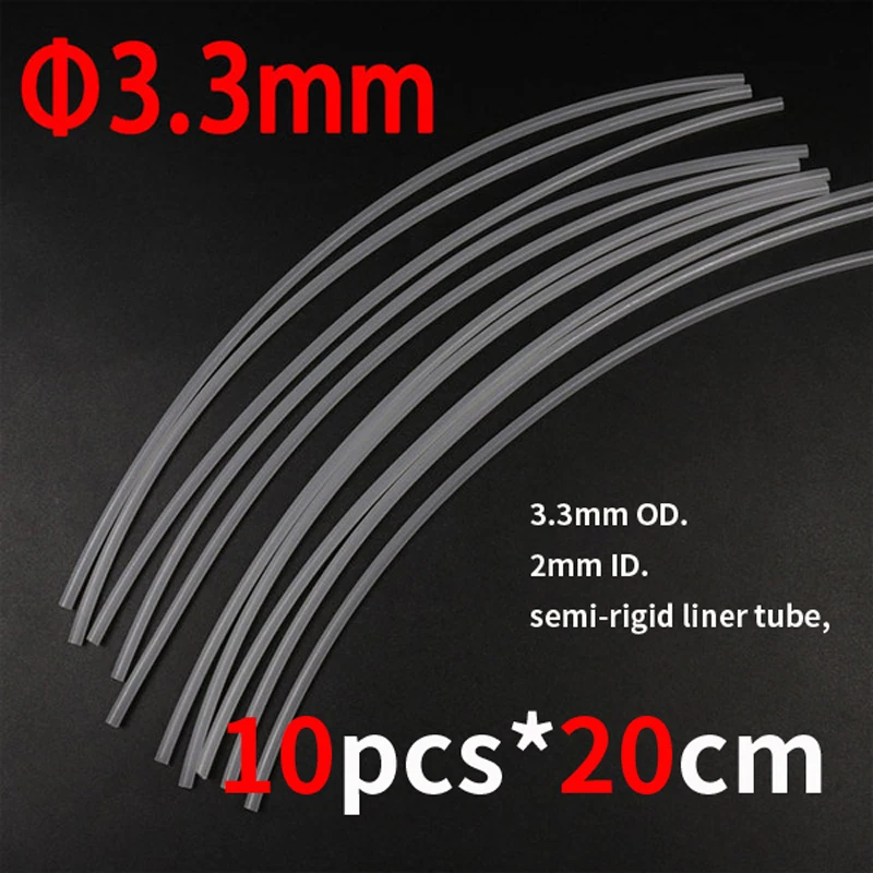 Wifreo 10pcs X 20cm Tube Fly Tying Tube Main Tube Semi-Rigid Liner Tubbing for Salmon Tube Fly Tying - imagen 5