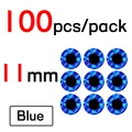11mm Blue 100pcs