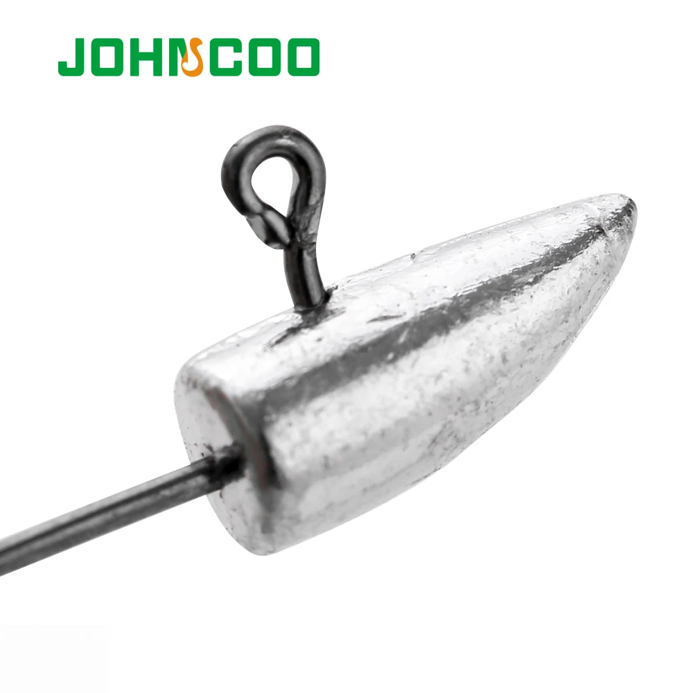 JOHNCOO Mini anzuelo con cabeza de anzuelo 20 piezas, anzuelo de pesca expuesta, anzuelo de púas, señuelo suave para trucha, anzuelo de pesca - imagen 3