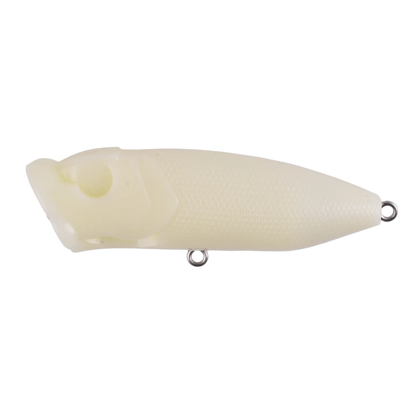 Cuerpo de señuelo en blanco Topwater, cebo de pesca artesanal sin pintar, Popper, Wobbler, 9,9g, 7,2 cm, 20 unidades - imagen 4