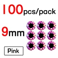 9mm Pink 100pcs