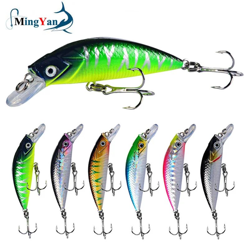 Señuelos de Pesca que se hunden, cebo duro de 6cm y 6g, Crankbait Artificial, aparejos de Pesca, 1 unidad - imagen 2