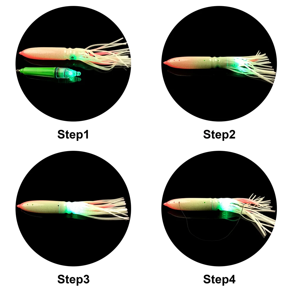 10Pcs 30cm/11.81inch 56g Fishing Lures Soft Squid Skirts Octopus Trolling Fishing Lure For Jigs Silicone Artificial Jigging Bait - imagen 4