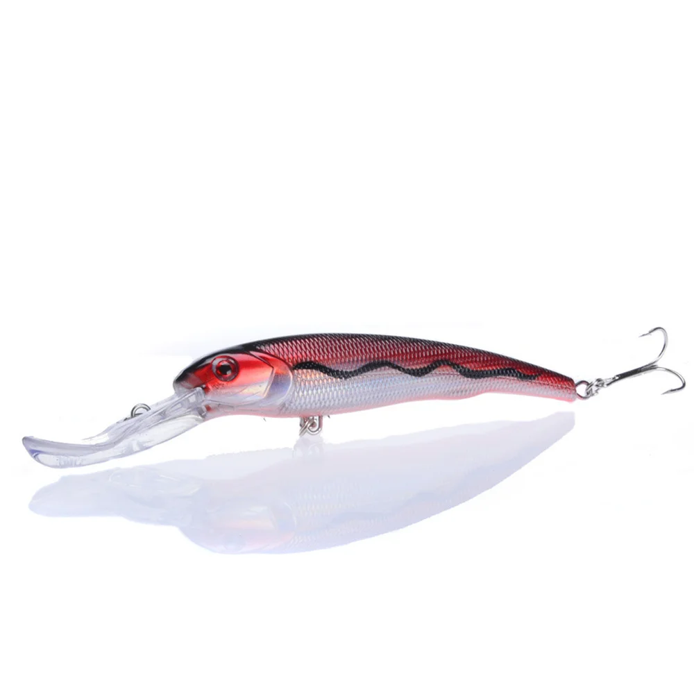 Señuelo Minnow Crankbait de plástico duro para pesca de lubina - imagen 3