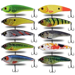 130mm 57g CF LURE 37 colores nuevos cebos Jerk calientes aparejos de señuelo de Pesca de hundimiento lento para Lucio Pesca lubina cebos jerk almiñados anzuelos de calidad