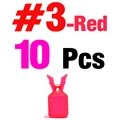 No3 Red 10Pcs