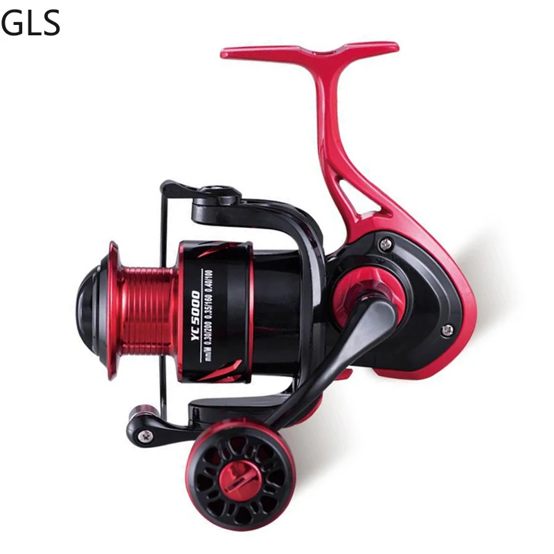 GLS-carrete de pesca de agua salada de alta velocidad, accesorio con agarre de Metal, rueda giratoria 5,2: 1, Serie YC 1000-7000, nuevo - imagen 2