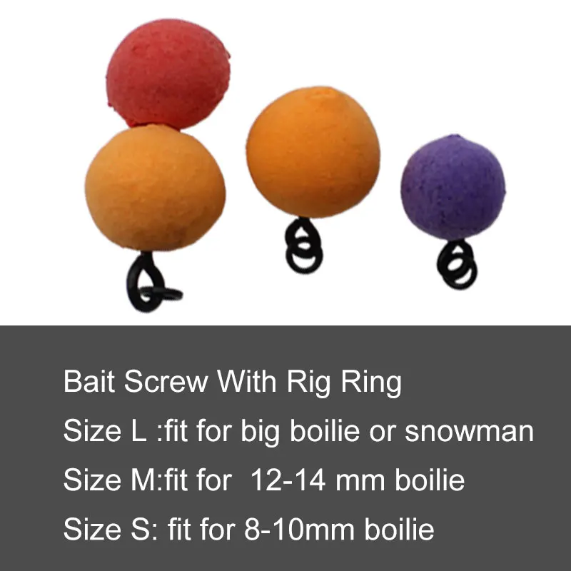 Boilies emergentes flotantes de maíz para pesca de 20 piezas, cebo de carpa, conector de cebo Artificial, tornillo para Boilies, equipo de pesca de carpa - imagen 4