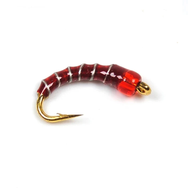 Wifreo # 16 campanas Fly Gold Hook ninfas para pesca con mosca, aparejos de ninfa, fabricación personalizada - imagen 5