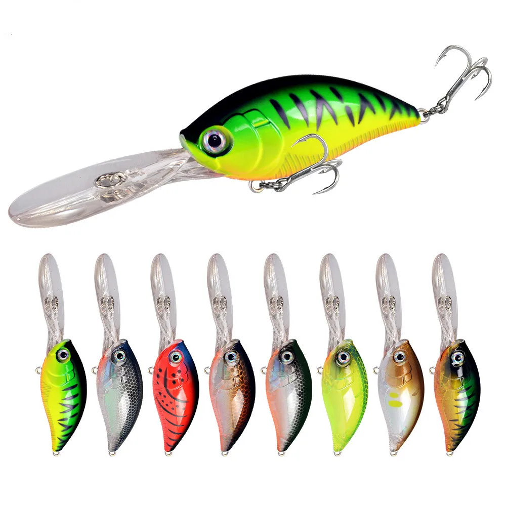 Crankbait Señuelos de Pesca flotantes, cebo duro Artificial, Wobblers para curricán, carpa, carpa, Isca, Japón, 12cm, 22g, 1 pieza