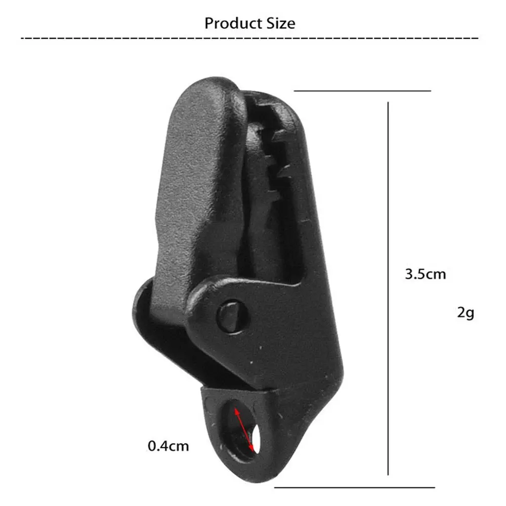Accesorios para tiendas de campaña con agarre de mandíbula, herramienta para acampar al aire libre, pinza de cocodrilo, gancho, Clips para lona, herramienta de ajuste de lona, soporte para tienda de campaña - imagen 5