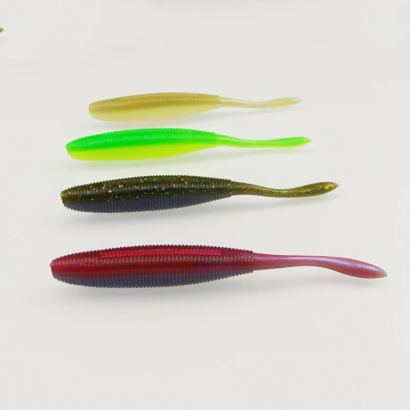 KESFISHING Artificial Silicone Soft Baits Drive Shad 4" Bass Pike Shrimp Scented Salts Pesca Fishing Lures Tackle - imagen 2