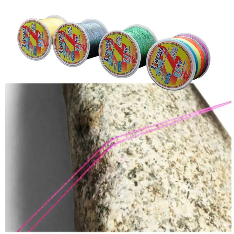 ORJD-sedal de pesca de alambre trenzado de 300M, hilo de PE de 4 hebras, multifilamento, 9LB-107LB, material multicolor japonés para carpa - imagen 2