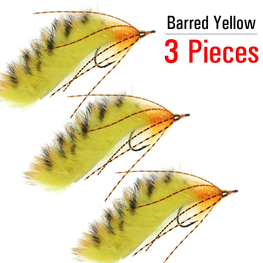 3pcs Barred Yellow