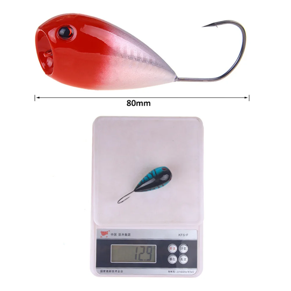 Señuelo de Pesca de 8cm y 12,9g, cebo de plástico duro Artificial Isca de tiro largo, 1 unidad - imagen 2