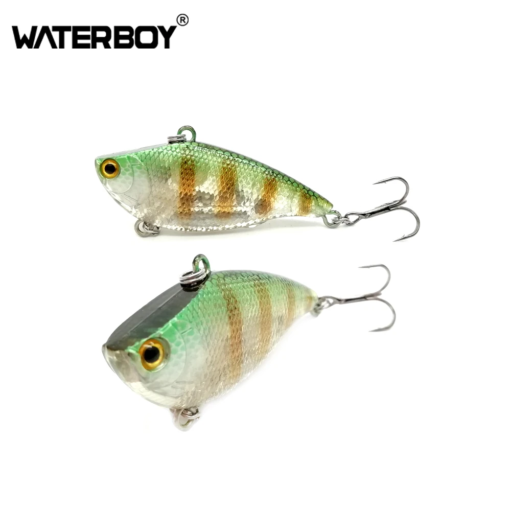 WATERBOY-SEÑUELOS duros VIB de invierno, anzuelos triples de 5,5 cm y 10g, Crankbait, aparejos de pesca Wobber - imagen 3
