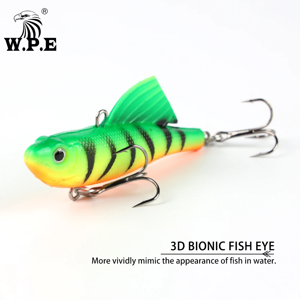 Cabezal de Plomo Wobbler Swimbait 75mm 23,5g – Señuelo suave para lucio - imagen 3