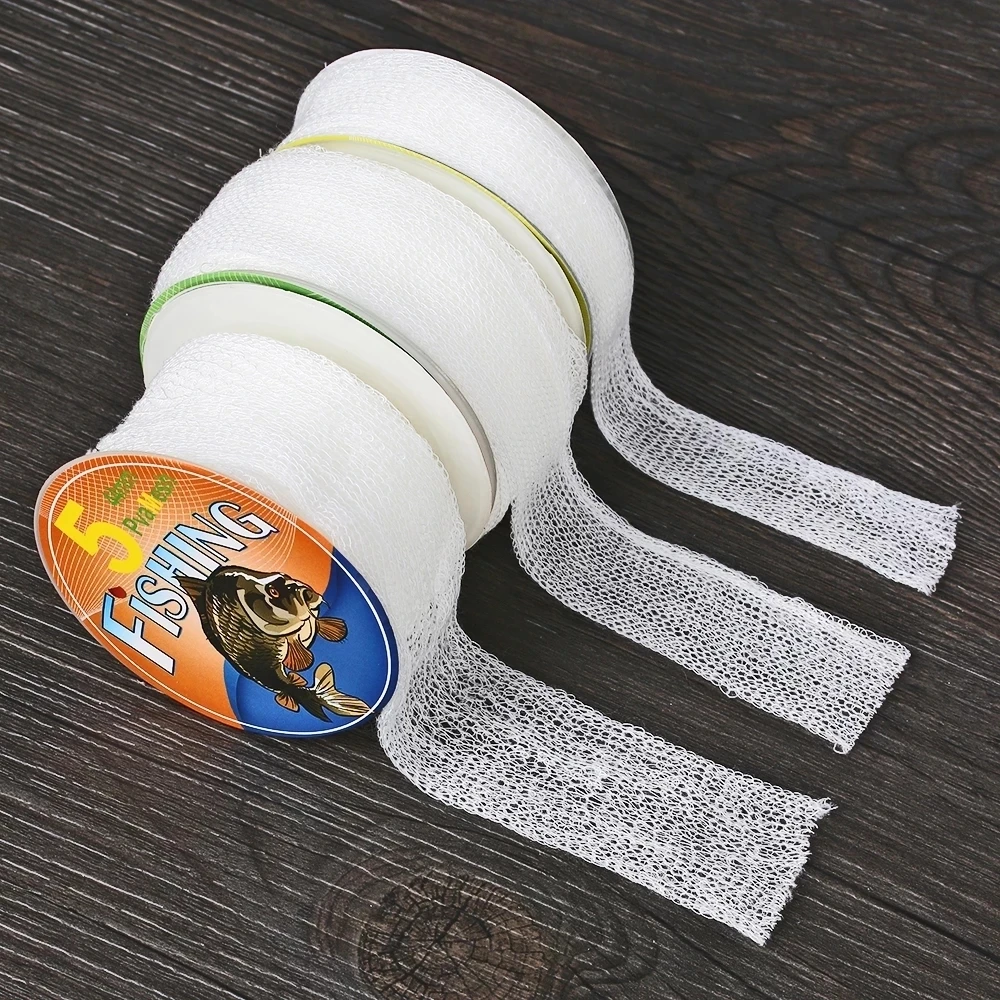 Malla de pesca de 5M PVA Soluble, estrecha red de pesca, malla Soluble en agua, accesorio de recarga blanca, bolsa de cebo, gran oferta - imagen 5