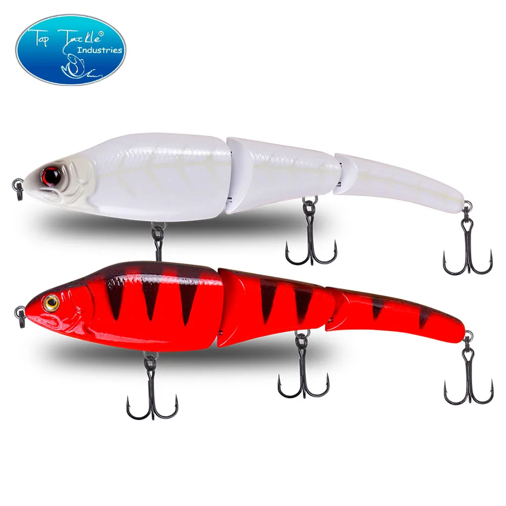 Señuelo de pesca de hundimiento Artificial Swimbait 230mm 125g 3 segmentos señuelos articulados ABS PlasticTackle para Lucio almizclado perca Wobbler - imagen 3