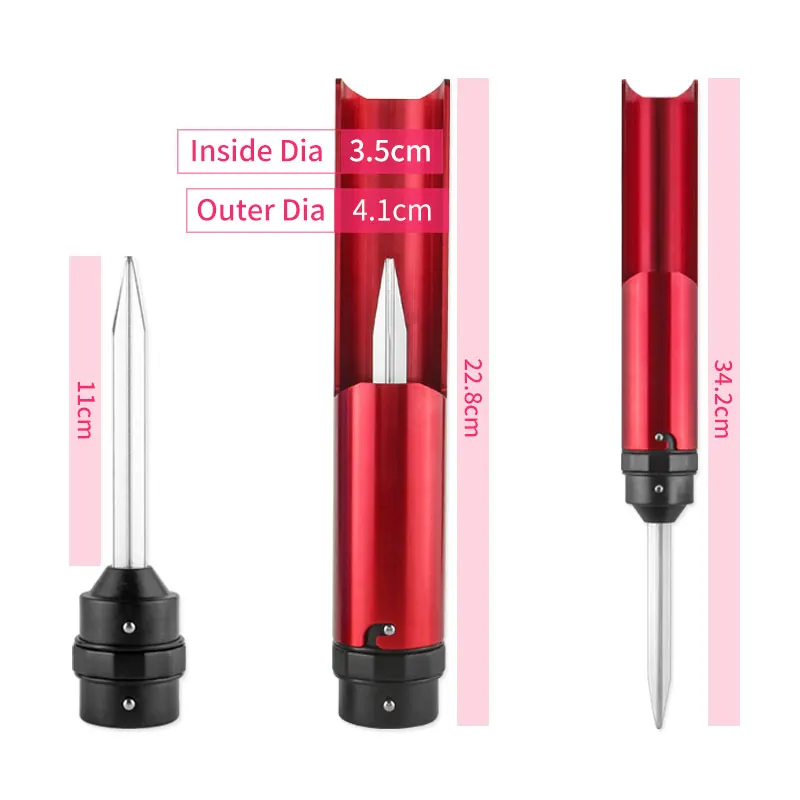 LINNHUE Portable Fishing Pole Holder Aluminum Alloy Detachable Rod Holder Bracket Base Throwing Carp Sea Fishing Rod Accessories - imagen 2