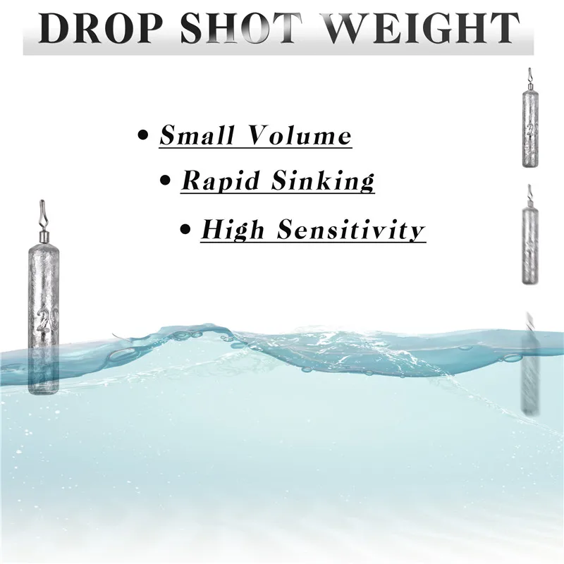Cebos de pesca de plomo, aparejos de pesca de trucha y lubina, lote de 24 unidades - imagen 5