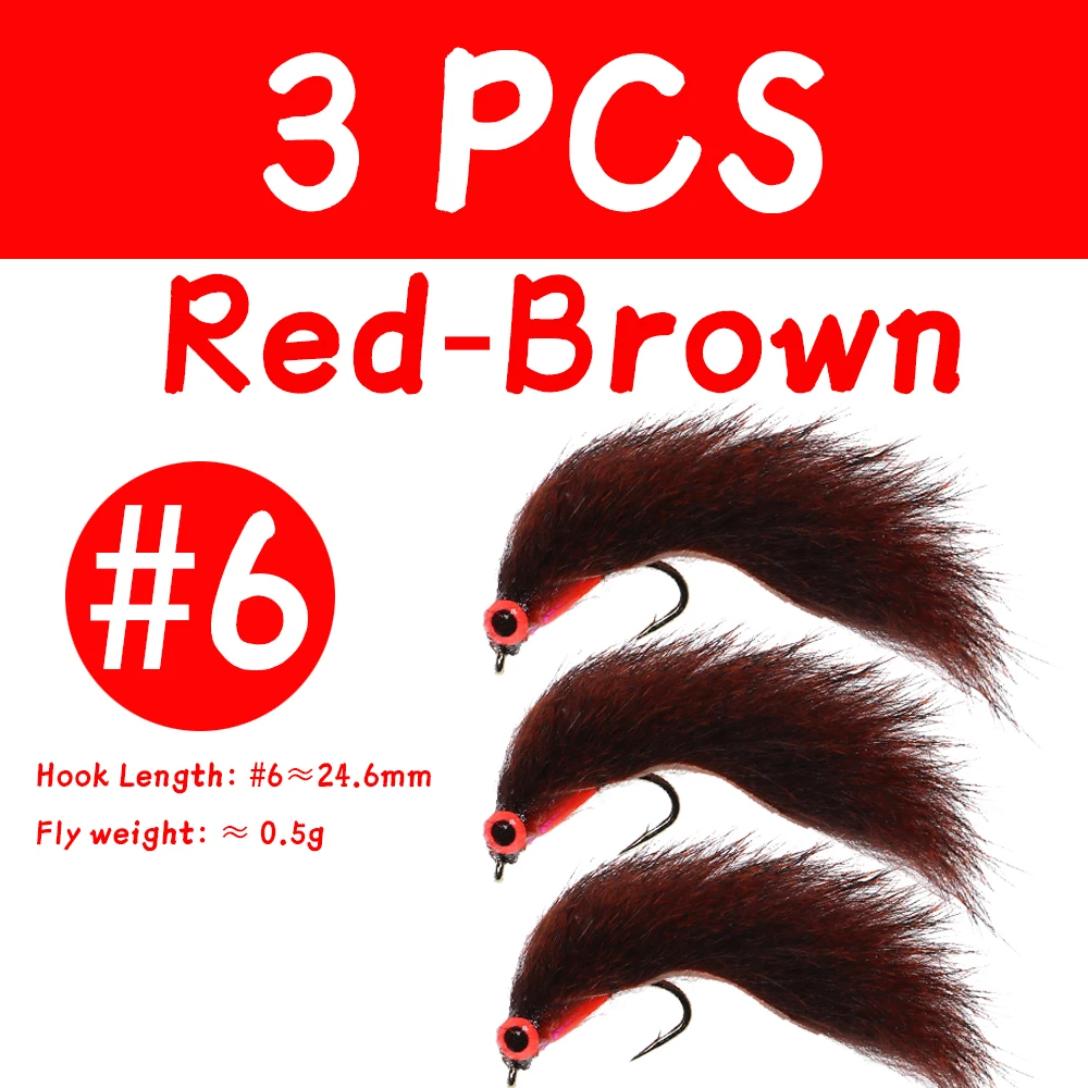 3PCS REDB SIZE 6