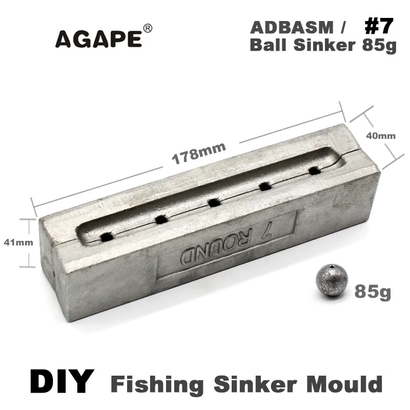 Molde de chumbadas Agape Sinker para plomos - imagen 3