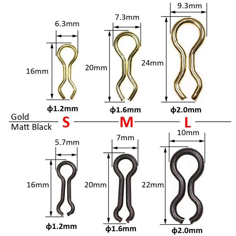 ICERIO 50 Uds. Conector de ojos de plomo de latón compatible con hilts (BSE-1) Do-it y otros moldes de plomo que requieren ojal - imagen 2