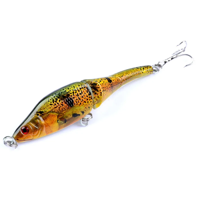 1 Uds 10cm 9g señuelo de pesca 3 Wobbler de hundimiento articulado para Lucio Swimbait Crankbait trucha lubina accesorios de pesca aparejos cebo - imagen 5