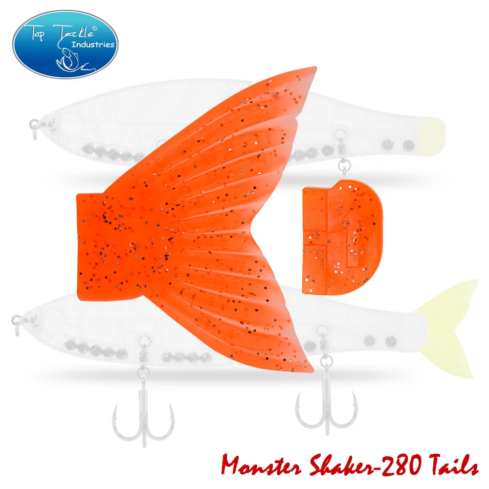 Cola suave para CF LURE "PILUM", 303mm, 350mm, giro de 360 grados, 280mm, señuelo articulado, cebo de natación - imagen 2