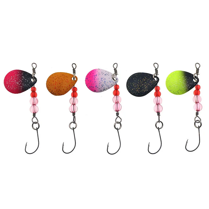 HISTOLURE-señuelo de cuchara de pesca de Metal giratorio, cebo Artificial duro con ganchos, señuelos de trucha de arroyo de agua dulce, aparejos de pesca - imagen 2