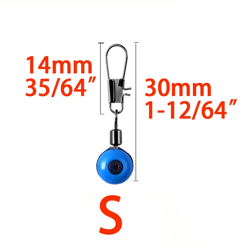 Simpleyi-conector de flotador, suministros de pesca giratorios con caja, herramienta de aparejos de pesca, 20 Uds. - imagen 4