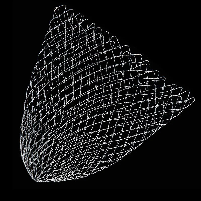 Redes de pesca de nailon Pe de 40cm, 50cm, 60cm, aparejos de pesca, malla de rombo plegable, profundidad de agujero, Red de inmersión plegable, todo para productos de pesca - imagen 4