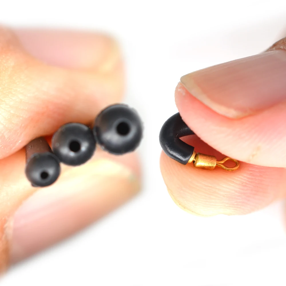 MNFT-asiento flotante para pesca de derrape, 60 piezas, cabeza de cobre, boya de goma, asiento de rotación, 3 tamaños, accesorio - imagen 4